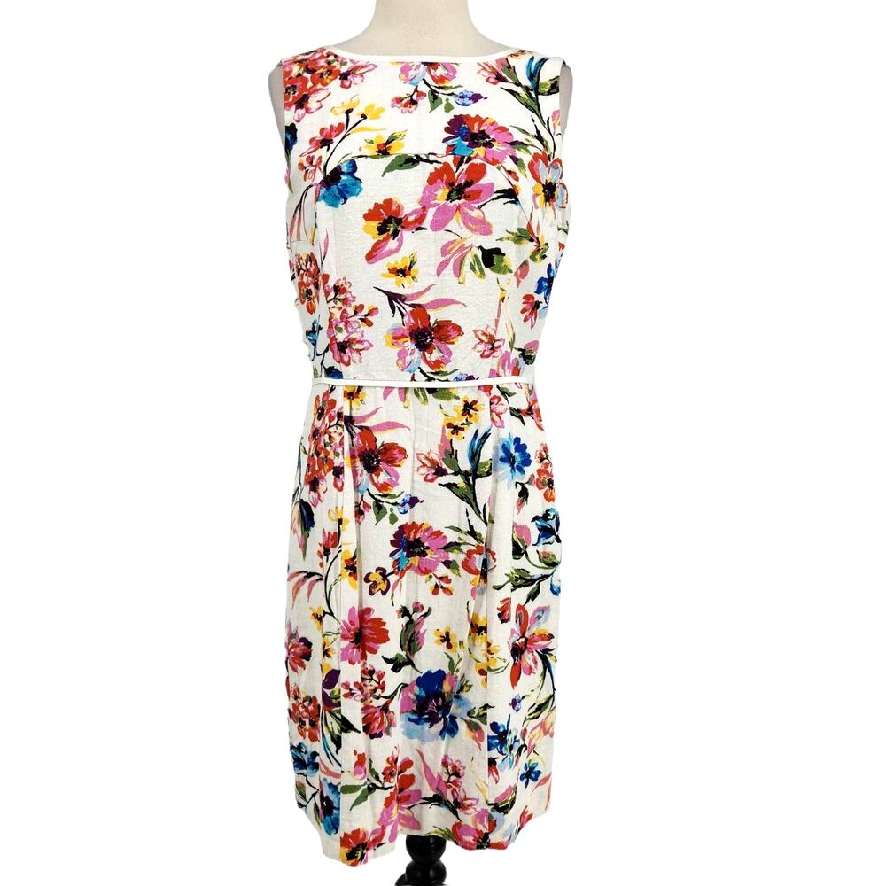 Floral Linen Dress